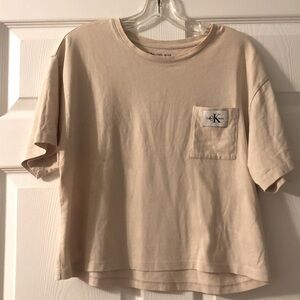 Women’s Cropped Calvin Klein Tee